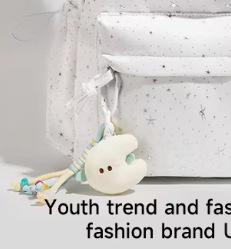 Schoolbag High Value Star Backpack Female College Students Ins Wind Travel Backpack Middle School Student Schoolbag Junior High School Girls Backpack
