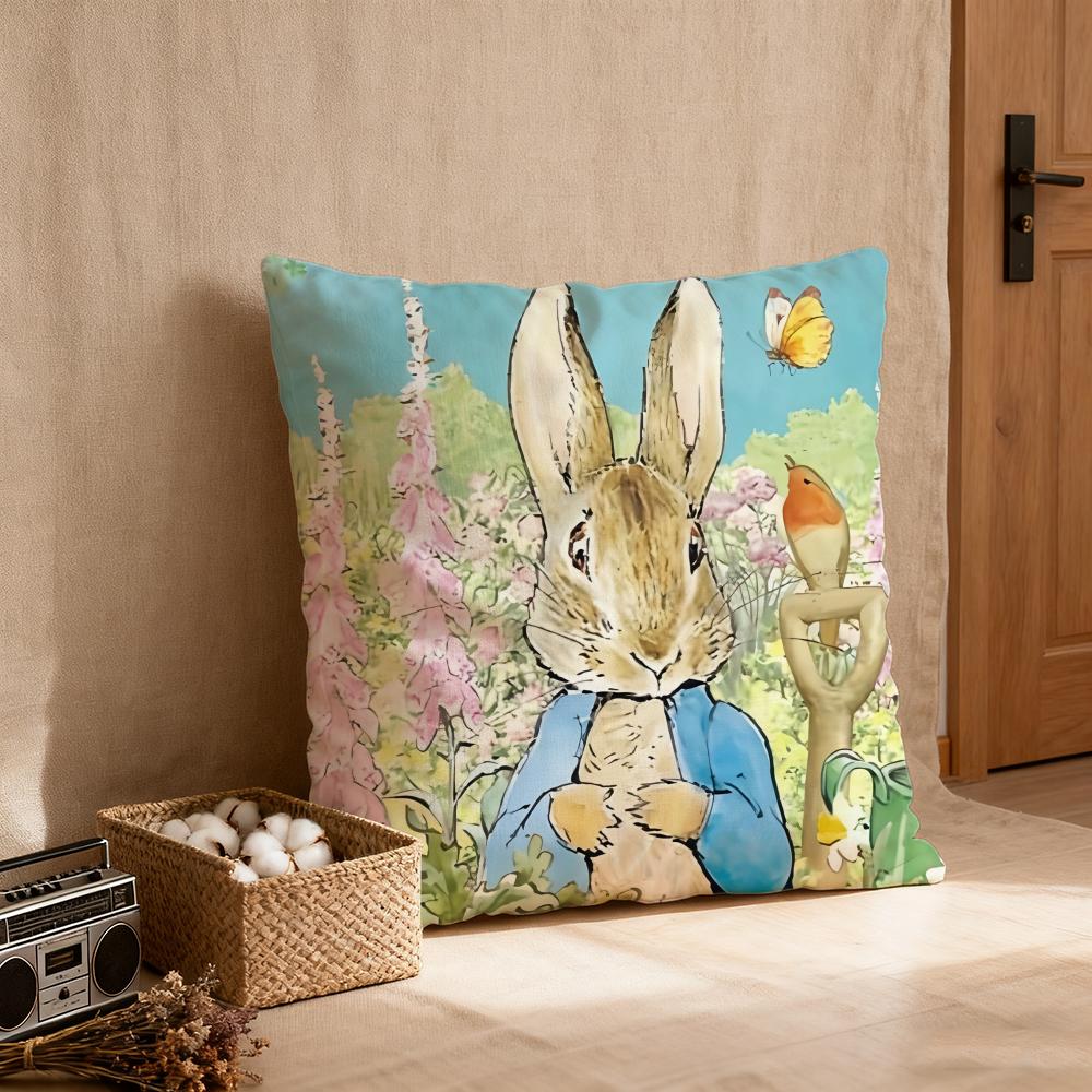 Pillow Case luxurious home office, sofa decorative Multi sized car seat cushions, pillowcases Cartoon p-peter r-rabbit