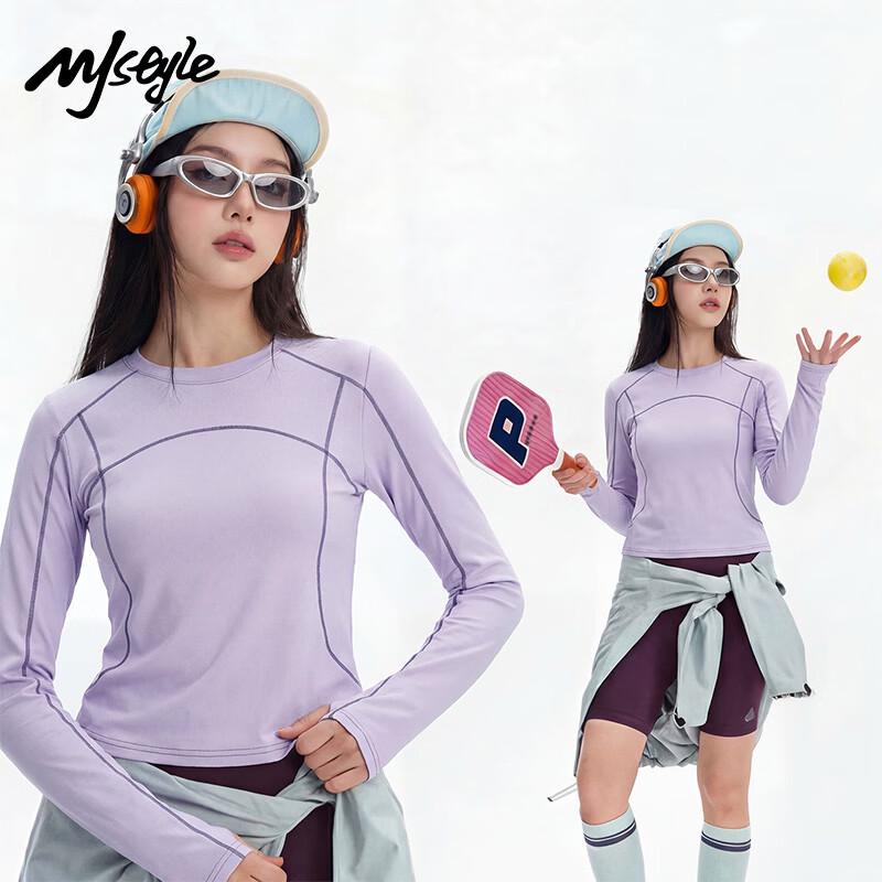 MJ STYLE Women s Quick-Dry UV Protection Long Sleeve Running Top M