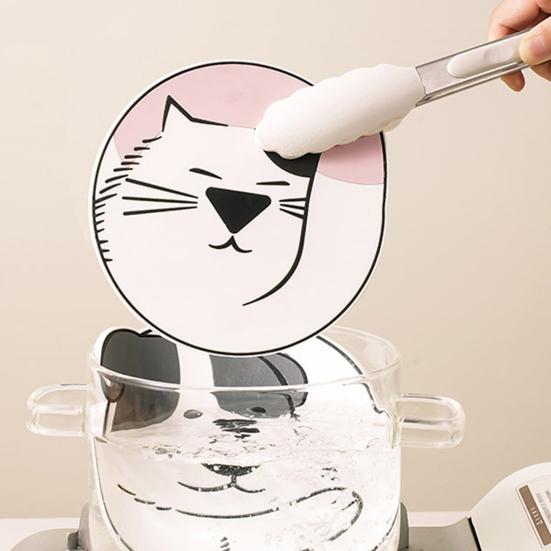 PVC Placemat, Cute Animal Heat Insulation Mat, Non Slip Scratch Resistant Coaster for Cups And Pots, Waterproof Table Protector