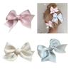 1pair Braids Mini Hair Clip for Hot Girls Ribbon Bowknot Shape Hair Barrettes Ponytail Hair Barrettes for Teens Girls