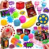 Zufälliges Squishy Spielzeug Set Stressabbau Sensorische Fidget Spielzeuge Weich zum Quetschen hi Ball Würfel Banane Kinder Geschenkpaket