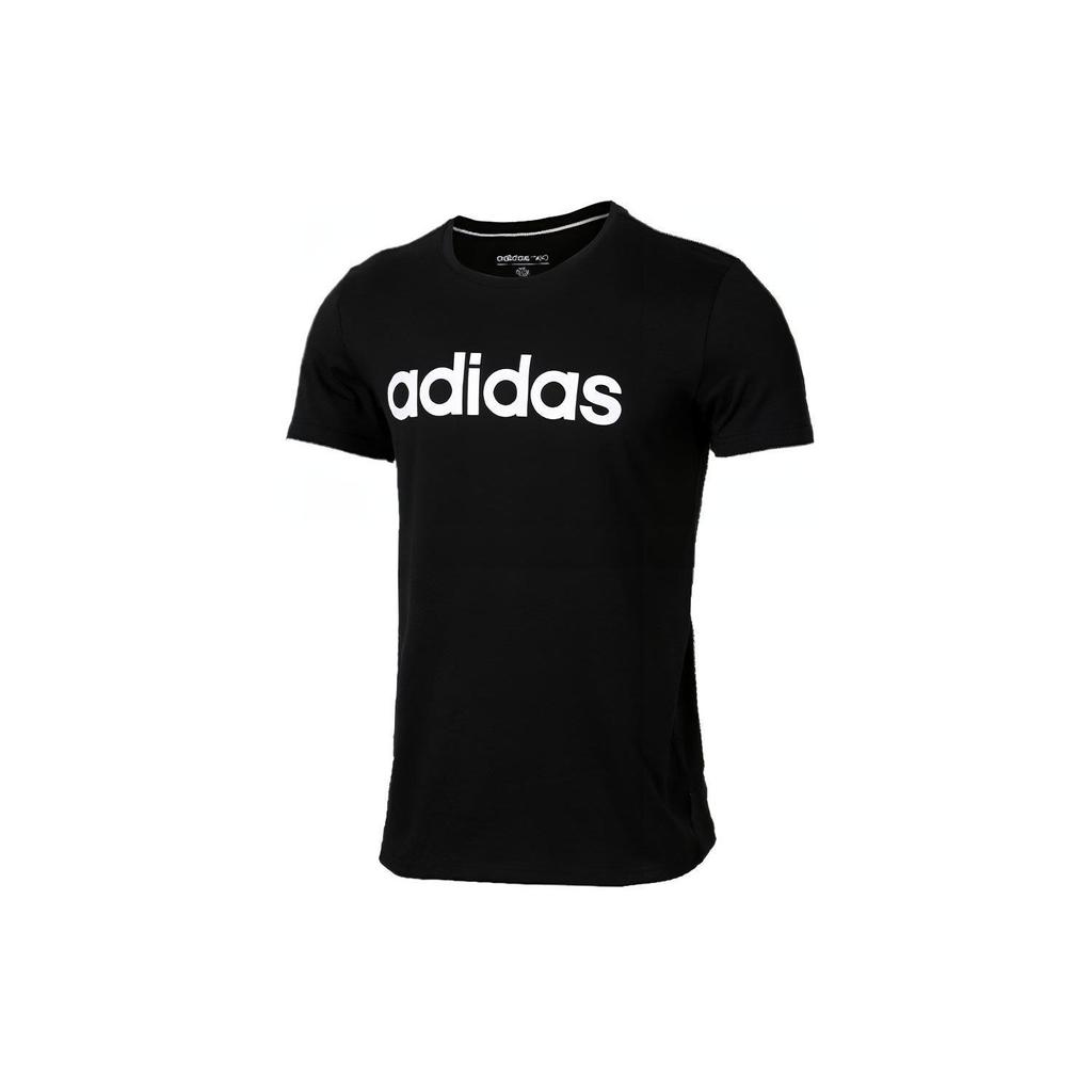 Adidas CE Gra Logo Print Sports Short Sleeve T-Shirt Men Tops Black DM4285