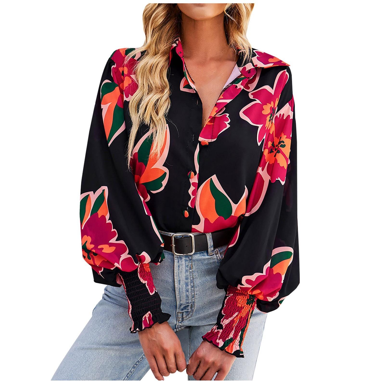 

Женская футболка с длинными рукавами и контрастным принтом XL красный