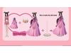 Ye Luoli Dress-Up Show: Magnetic Sticker Set for Girls Ages 3-6 - Princess Dress-Up Educational Toy