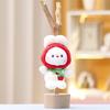 Panda Keychain Rabbit Cute Cartoon Girl Backpack Decorative Pendant Doll Plush
