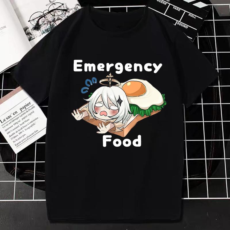 Tshirt Genshin Impact Game Tops Kawaii Impresso Grfica De Personagens Dos Jogos Clssicos Cartoon Harajuku T Streetwear Novo