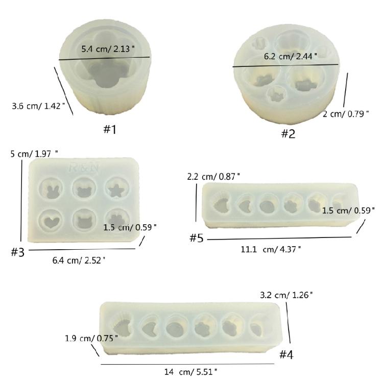 Silicone Handmade Handicrafts Molds DIY Jelly Cake Decors Fondant Puddings Molds