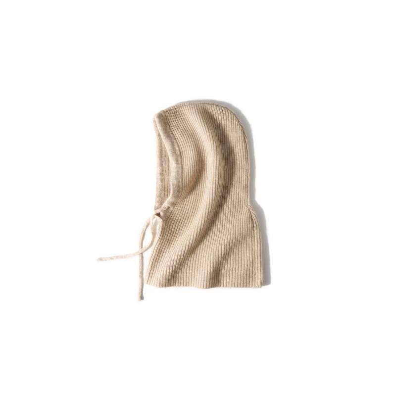 Soft Cashmere Hat Autumn and Winter New Style Women's Casual Ear Protection Neck Toe Cap Knitted Warm Hat