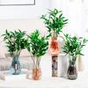 1 Pcs Creative Transparent Plastic Flower Vase Hydroponic Vase Living Room Desktop Decoration Wedding Centerpiece Arrangement
