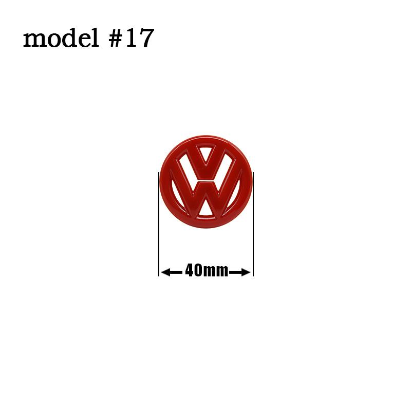 FD02-Car Styling Steering Wheel Logo Decoration Stickers For Volkswagen GTI Polo Golf Passat Scirocco Jetta Beetle Tiguan Accessories
