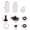 3/4"-1" Complete Backflow Repair Black Kit Fit For Zurn Wilkins 975XL and 975XL2 Backflow Preventer TL-1001B-BK