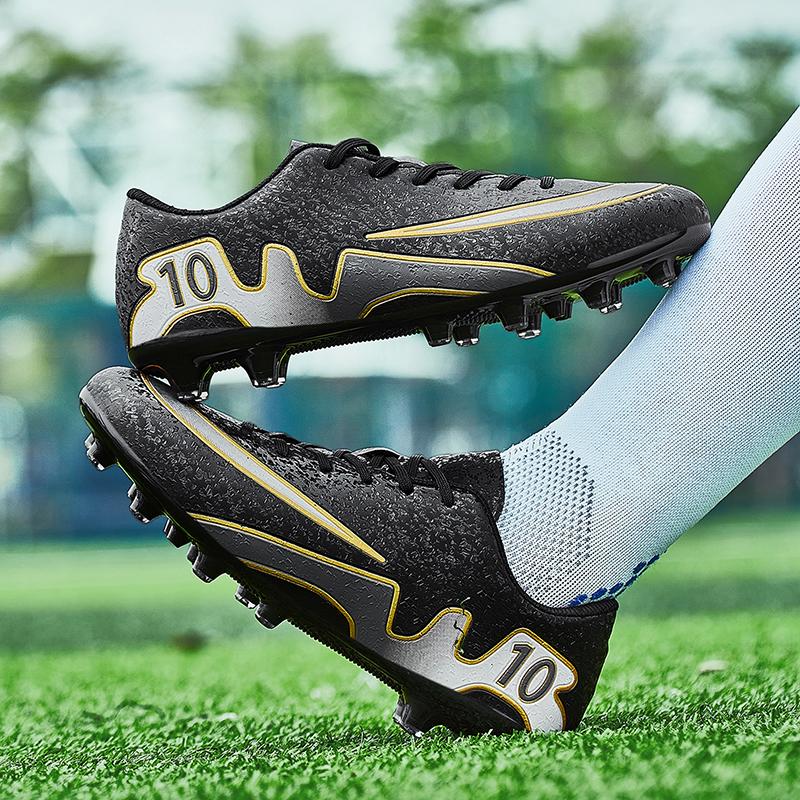 2025 Children Soccer Shoes Professional Training TF/AG Boots Men Soccer Cleats Sneakers Kids Turf Futsal Football Shoes for Boys