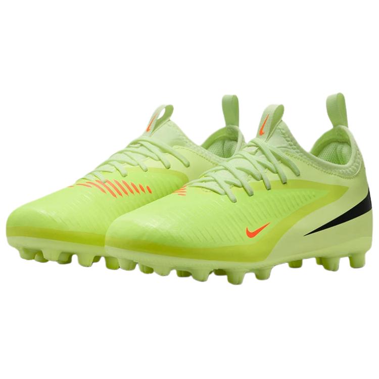 Nike Jr. Phantom 6 Low Academy Comfortable Non-Slip Soccer Shoes Unisex Sneaker Green HQ2046-800