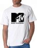 T-shirt retrò da uomo MTV Throwback Vintage Anni '80 '90 Band Musica Pop Cultura TV Maglietta Top Oversize Roupas Masculinas Camicia