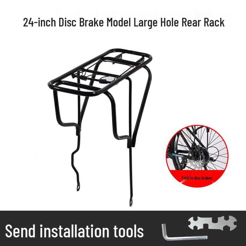 Multifunctional Rear Rack: Carrier for People, Clothes, Mountain Bikes, Children's Bicycles, Cargo, and Folding Bikes.