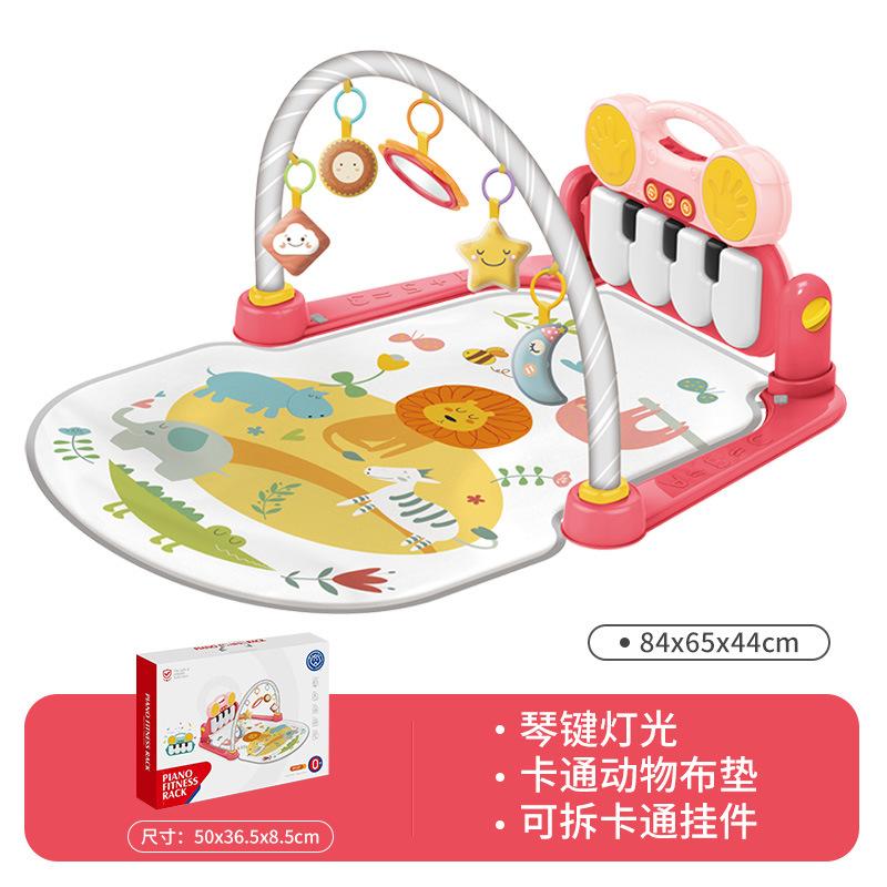 Baby Fitness Frame Pedal Piano Toy Children Baby Music Climbing Mat Fitness Device 0-36 Months
