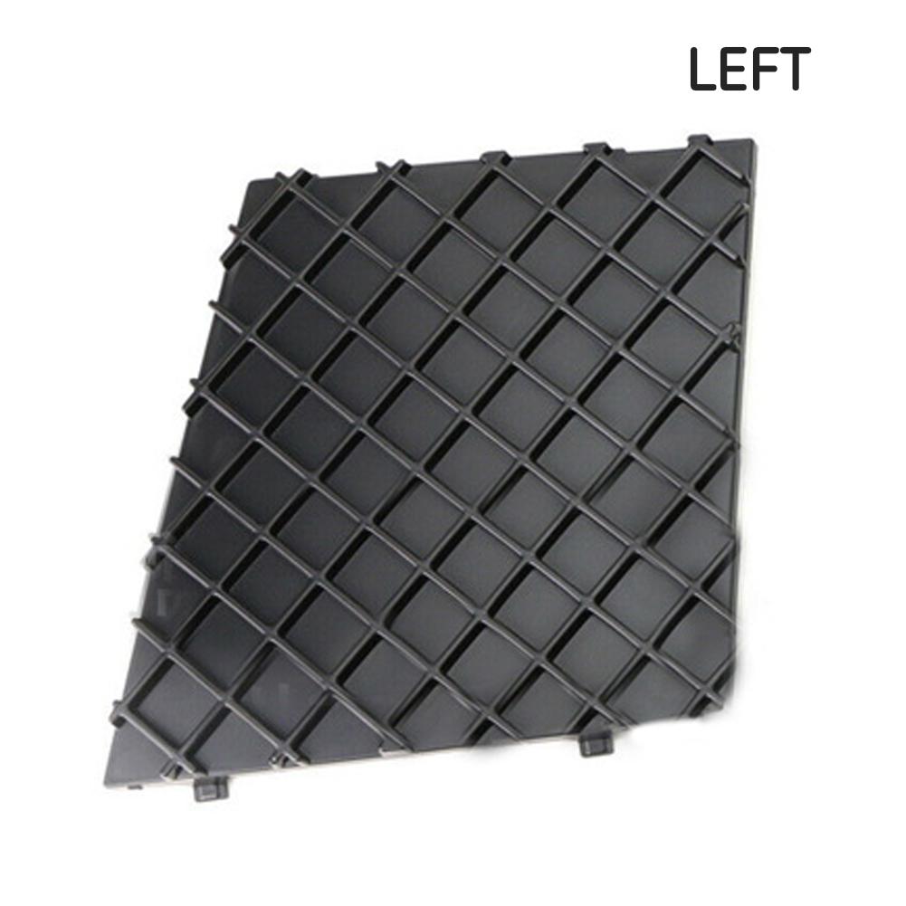 Ett par svart E60 E61 Bil främre stötfångare Nedre Mesh Grillplåt Trimskydd för BMW E60 E61 M 51117897186 51117897184 Stötfångarskydd