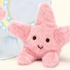 Jellycat Ocean Animals Fluffy Starfish Companion Doll Plush Doll 10cm High