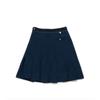 Blu Dot Wool Pleated Knit Skirt Bl