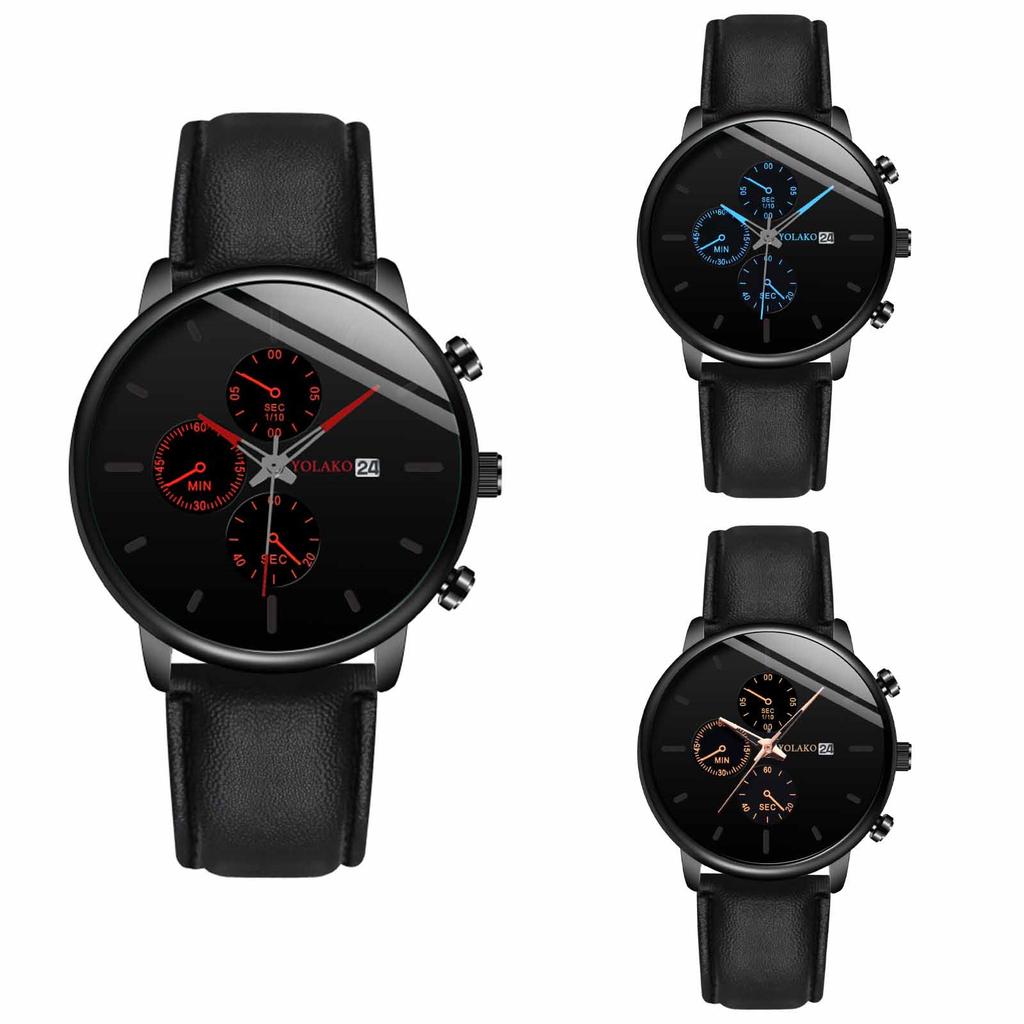 Men's Luminous Running Alarm Clock Watch