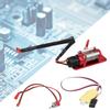 Metal Electric Winch Parts Accessory with Switch Remote Control  Panel for 1 10 RC Crawler Climbing CarRed