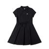SS25 Slim Fit Pique Polo Dress Women Dress Black LWT009861205143K11000