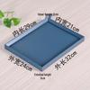 Lijia Rectangular Blue Serving Tray