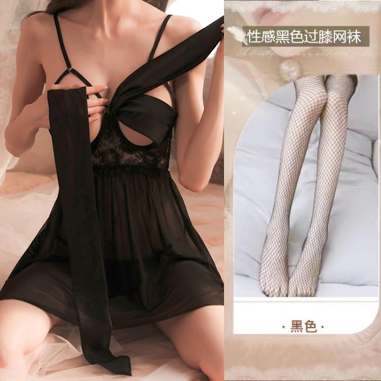 Sexy underwear lace sensual seductive pajamas loungewear sexy steel tray small breasts gather girls sexual fun clothes