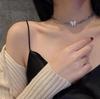 Light Luxury Butterfly Full Diamond Choker Necklace - Trendy and Versatile Female Jewelry