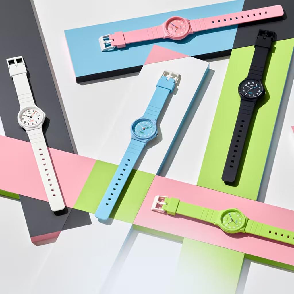 CASIO Analog Watch Cheap Casio Biomass Plastic Band Pastel Blue Overseas Model [Casio] Ladies/Kids LQ-24B-2B