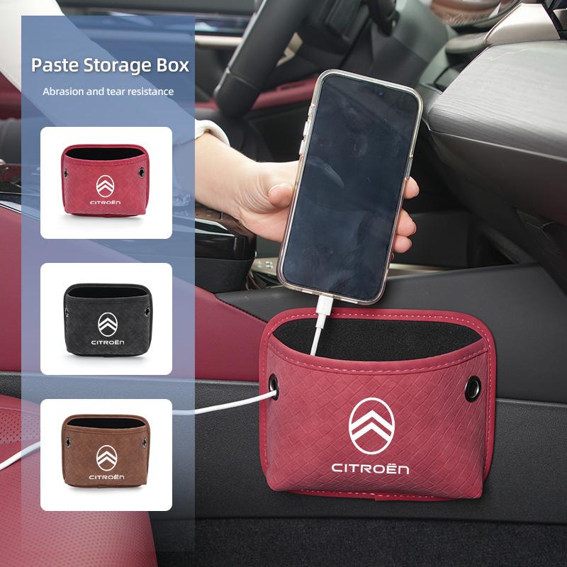 Auto-Aufbewahrungstasche Handy-Schlüssel-Organizer-Tasche Sitzlehnen-Seitenwand-Tasche Für Citroen C4 C3 C5 C1 C2 Berlingo Celysee Cactus Picasso