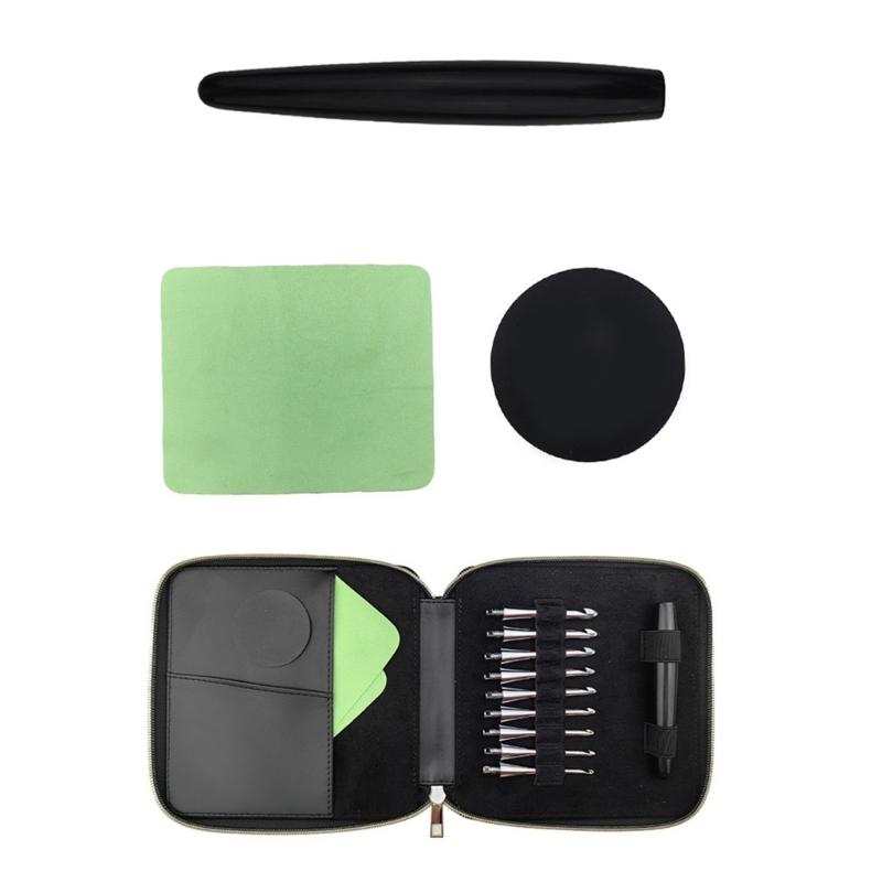 Aluminum Crochet Hook with 9 Size Tip 3.5mm-8.0mm Interchangeable Crochet Hook Needle for Knitting Blanket Sweater Scarf