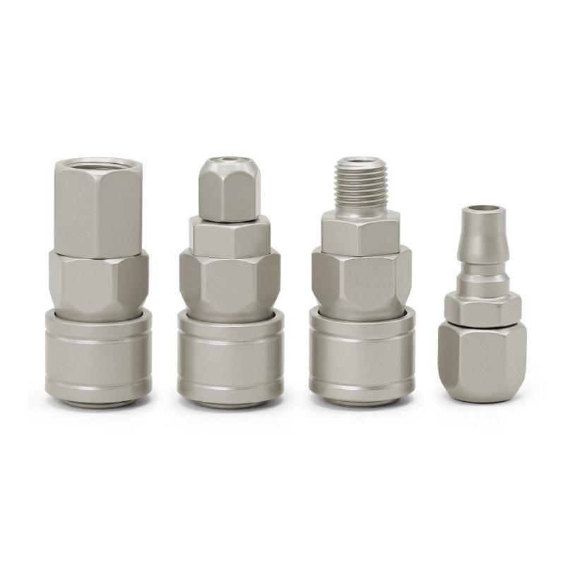 C-Type Self-Locking Air Hose Quick Connector for Compressors & Pneumatic Tools