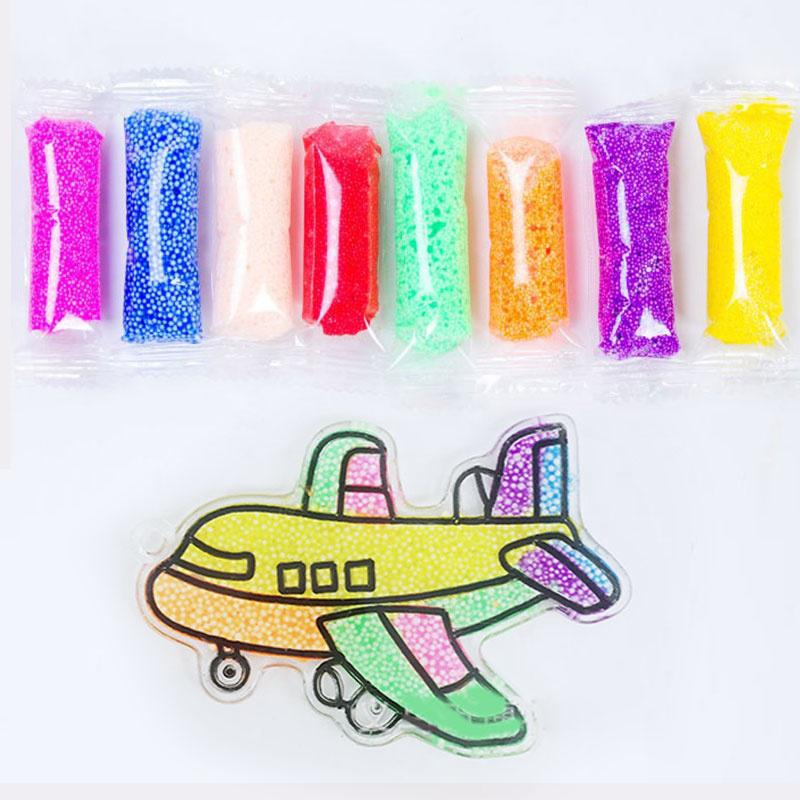 

8 шт. Набор для лепки из мягкой полимерной пены ручной работы DIY Снежный жемчужный ил Пластилин Обучающий