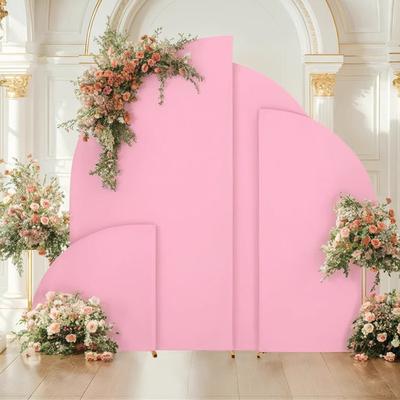 Arch Backdrop Cover,Double Sided Spandex Fitted Arch Cover High Elasticity Half Moon Arch Cover Photographic Studio Background