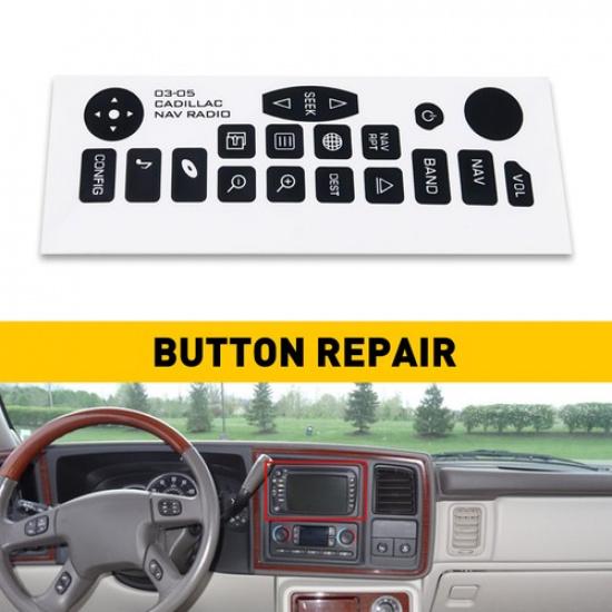 For Cadillac Escalade Navugation Hummer Button Radio Repair Decals Sticker 44991