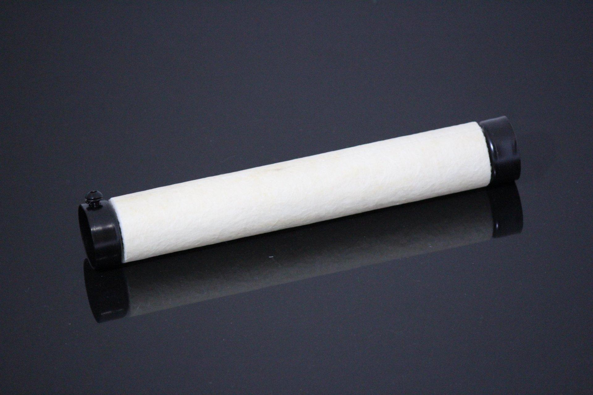 Inner silencer for slim pipe cylindrical type with glass mufflers, 42.7 universal, black, wool. чёрный