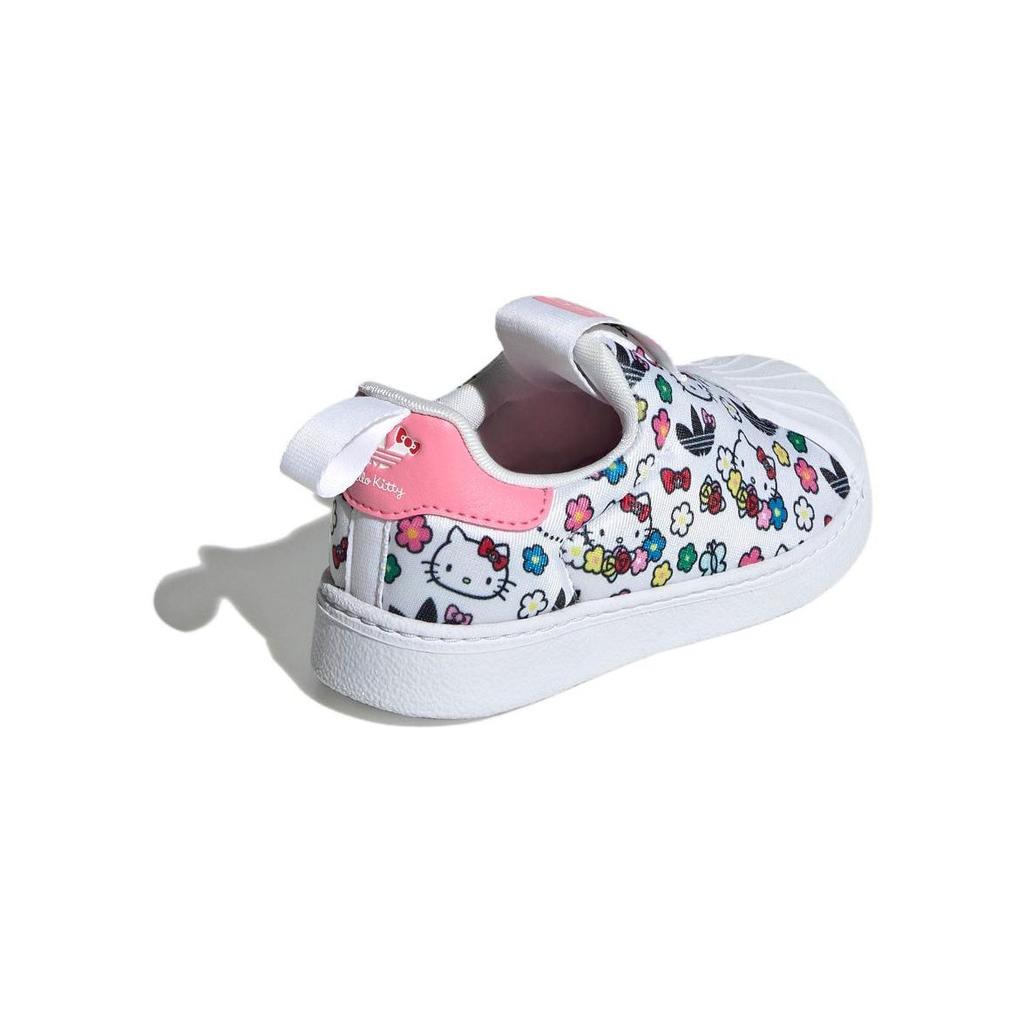 Adidas Hello Kitty x Superstar 360 I Květinové Dětské Tenisky Bílá Oblačná-Bílá Blaženost-Růžová IG5668