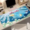 Anime Mouse Pad 900x400 Gaming Accessories Carpet Gamer Keyboard Desk Mat P-pokemon Feraligatr Non-Slip Laptop Notebook Mousepad