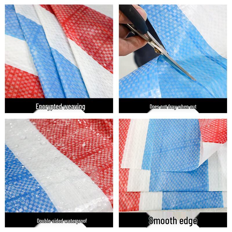 Sanjiang Heavy-Duty Striped Waterproof Tarp