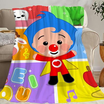 P-Plim Niedliche Decke Bequem hautfreundlich weich Sofa Wohnzimmer Bett Schlafzimmerdecke geeignet für Reisen und Geschenke
