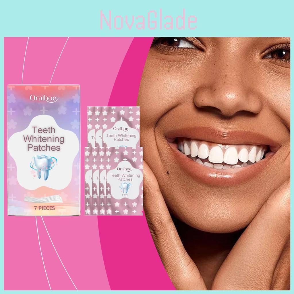 Oralhoe Teeth Whitening Strips For Deep Cleaning Stains And Fresh Breath Care