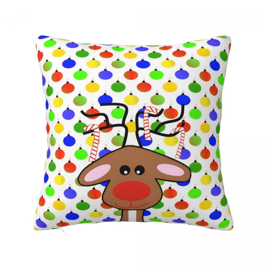Christmas Humor Pillow Case Cushion Cover Soft Custom DIY Pillow Cover Morden Pillowcases For Wedding Party Home Decor