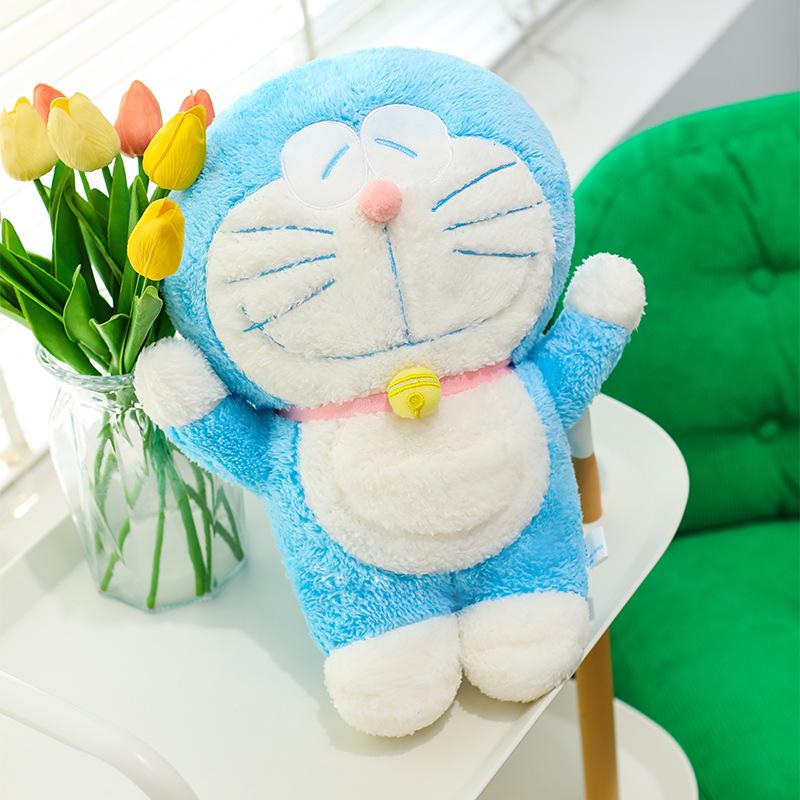 60Cm Cartoon Doraemon Anime Plush Toy Kawaii Cat Soft Stuffed Plushies Doll Big Size Sleeping Throw Pillow Girls Birthday Gift