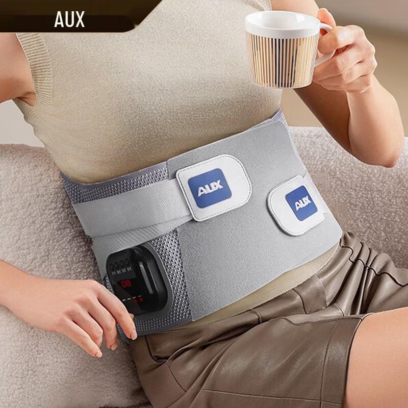 

AUX Smart Heated Lumbar Massager Belt with 4-Zone Vibration CN plug (adapter included)