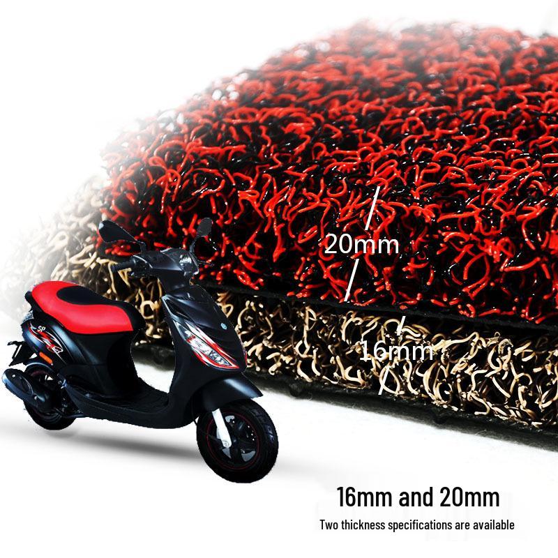 Piaggio Lady ZIP Motorrad Seidenfußmatte: BYQ100T-E Sportversion Dickeres Pedalpad