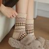 Wool Socks Children'S Medium Tube Socks Season Thickened Warm Stacking Socks Literary And Retro Korean Stockings