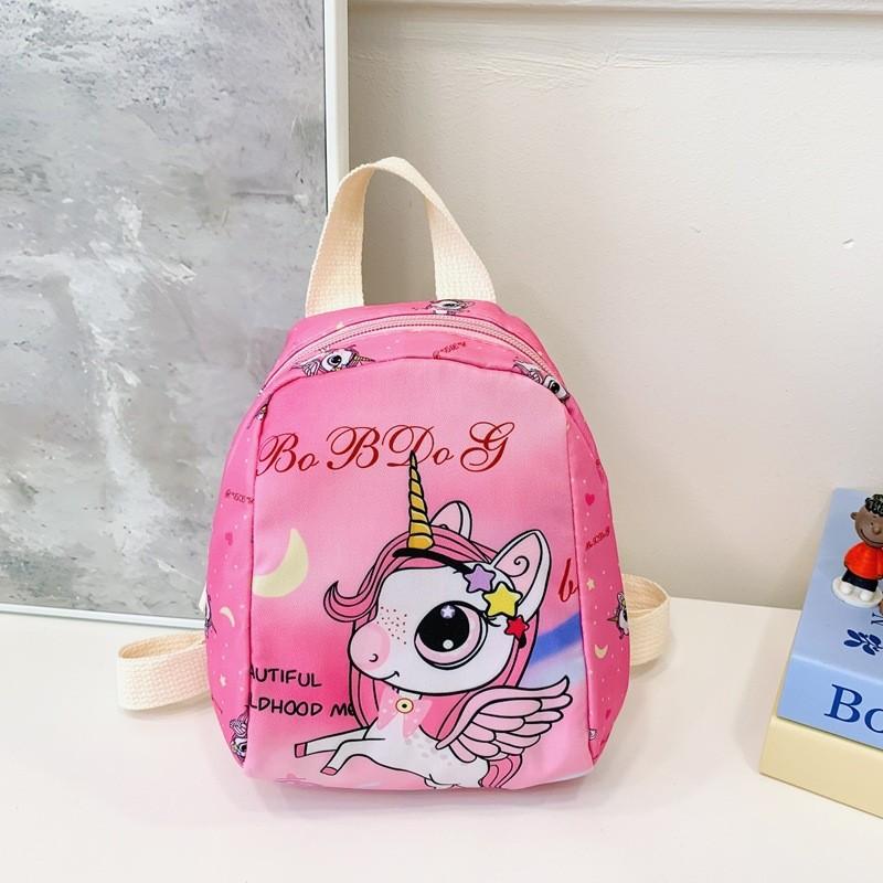 Disney Mickey Minnie Hello Kitty Kuromi My Melody Pattern Children Backpack For Kindergarten Kids