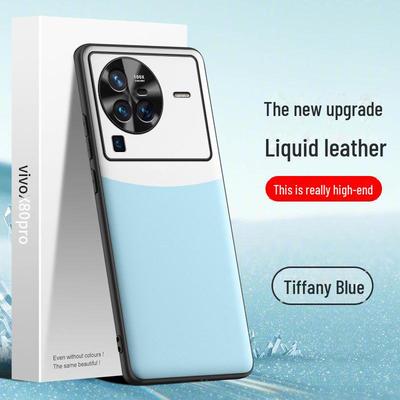 Protective Liquid Leather Case for Vivo X80 Pro Phone, Anti-fall and Anti-fouling Cover. Get Yours Now!